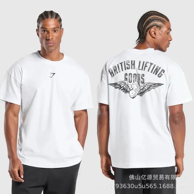 Gymshark T-Shirt British Lifting Goods Print