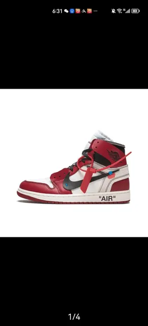 OG AJ1 OW红联名