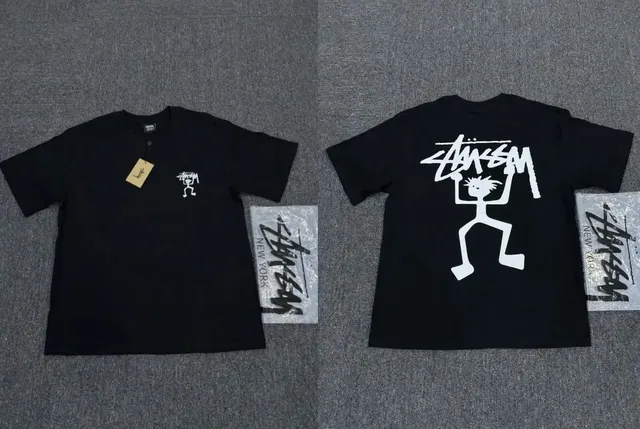 Stüssy T-Shirt Stick Figure Logo
