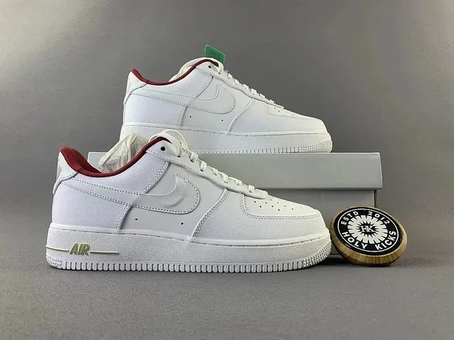Nike Air Force 1 Low White/Red/Gold