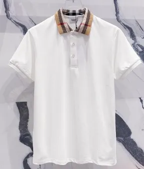 Burberry Polo Shirt Check Collar