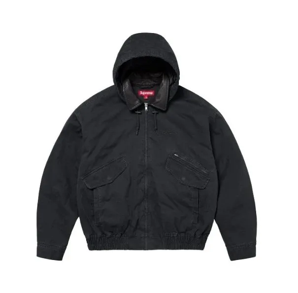 Supreme Hooded Coach Jacket Black