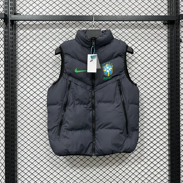 Nike × Brazil National Team Puffer Vest CBF Brazil