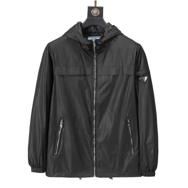 Prada Hooded Windbreaker Nylon