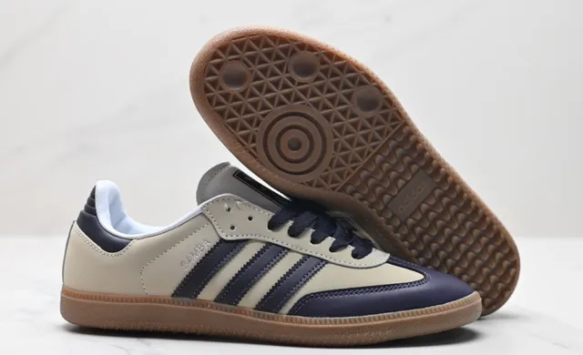 Adidas Samba Beige Navy Gum