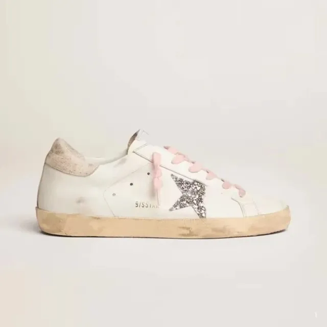 Golden Goose Superstar Glitter Star Pink