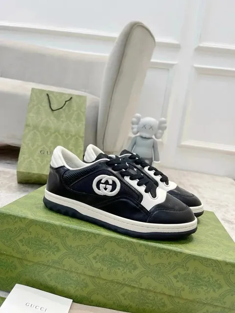 Gucci GG Marmont Sneaker Black and White