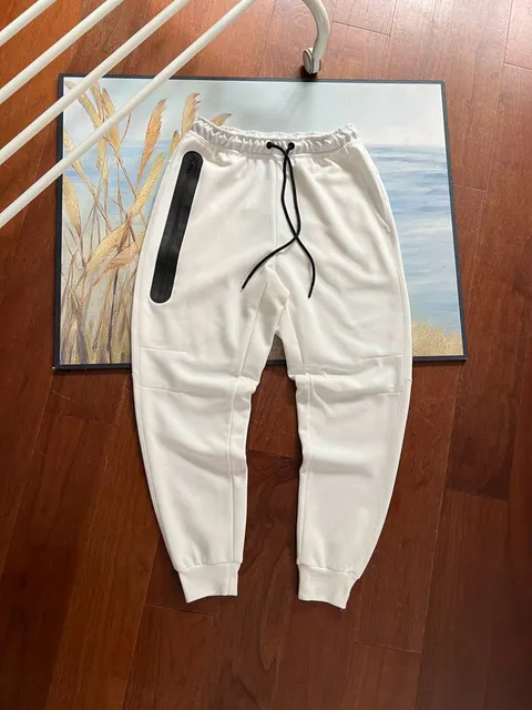 White sweatpants (front pressure adhesive)
