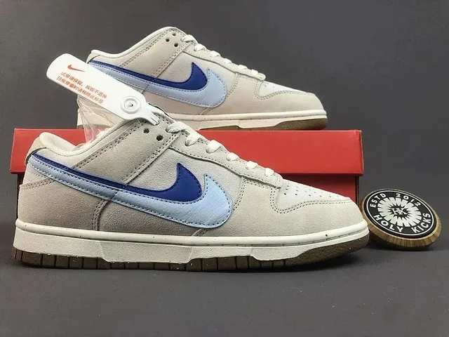 Nike Dunk Low Light Bone/University Blue