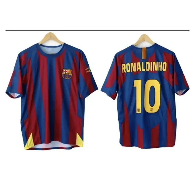 FC Barcelona × Nike Home Jersey Ronaldinho #10