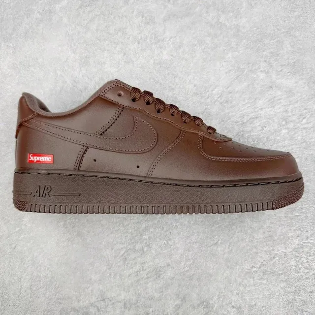 af1 supreme dark brown