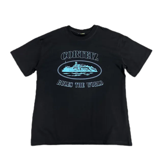 Graphic Tee Corteiz Rules the World
