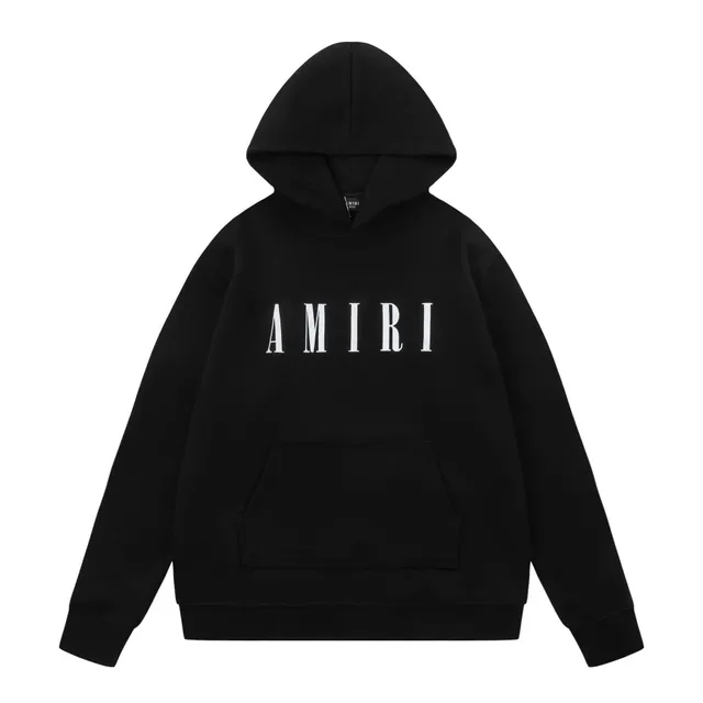 Amiri Logo Hoodie White Logo