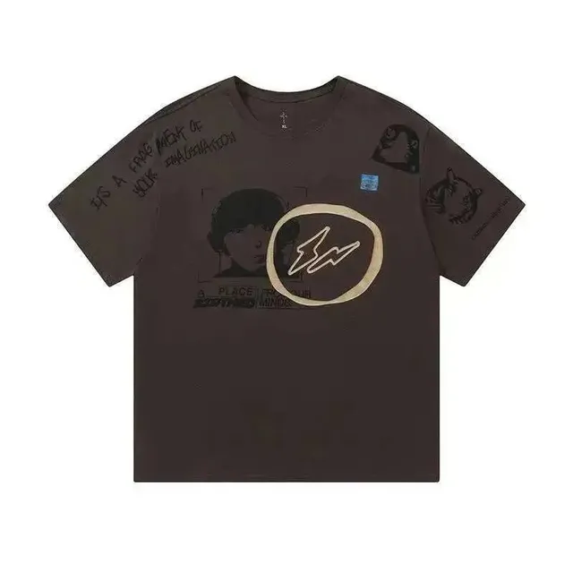 Fragment Design Graphic T-Shirt Lightning Bolt Print