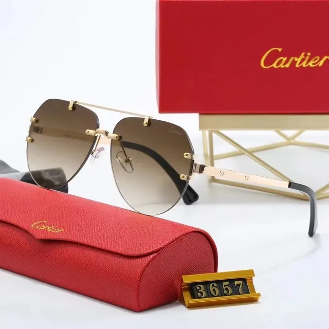 Cartier Aviator Sunglasses Gradient Lens