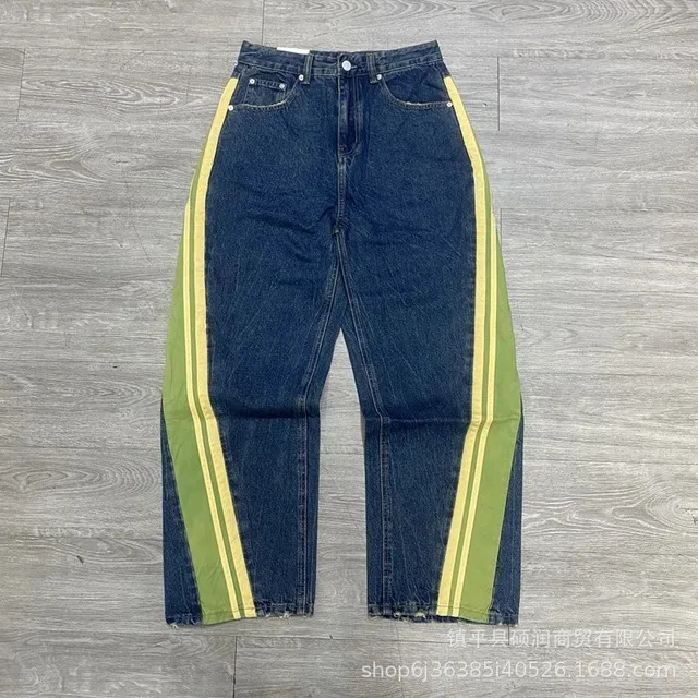 Track Stripe Jeans Side Stripe
