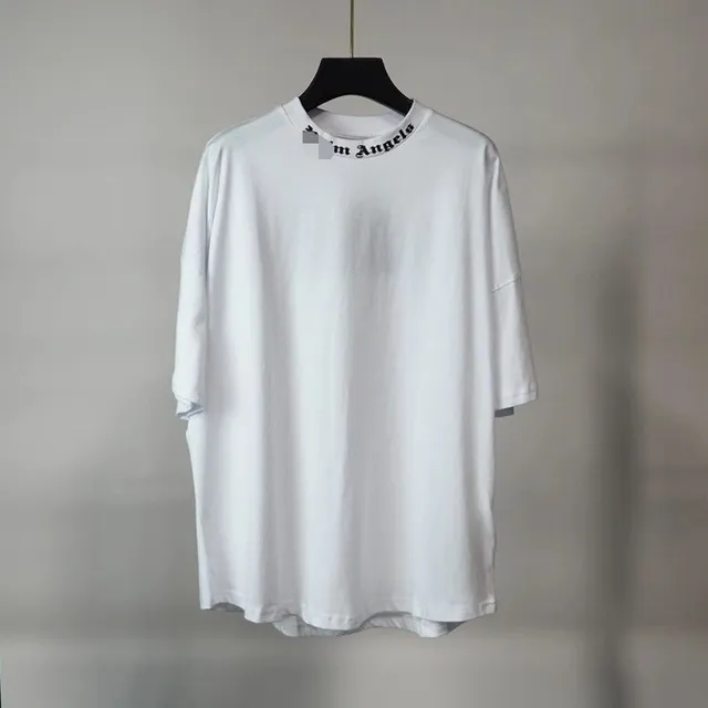 Palm Angels Crewneck T-Shirt Logo Collar