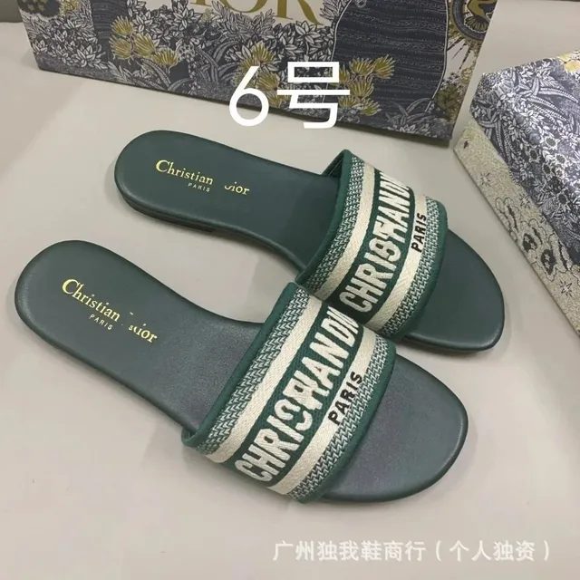 Dior Slide Sandal Logo Strap