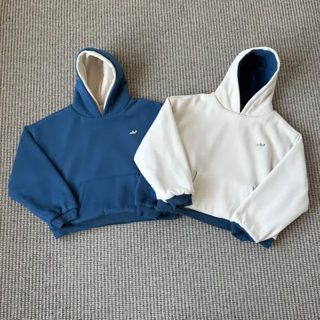 Lacoste Hooded Sweatshirt Reversible Colorblock