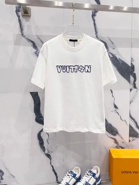 Louis Vuitton Logo T-Shirt Embroidered Vuitton