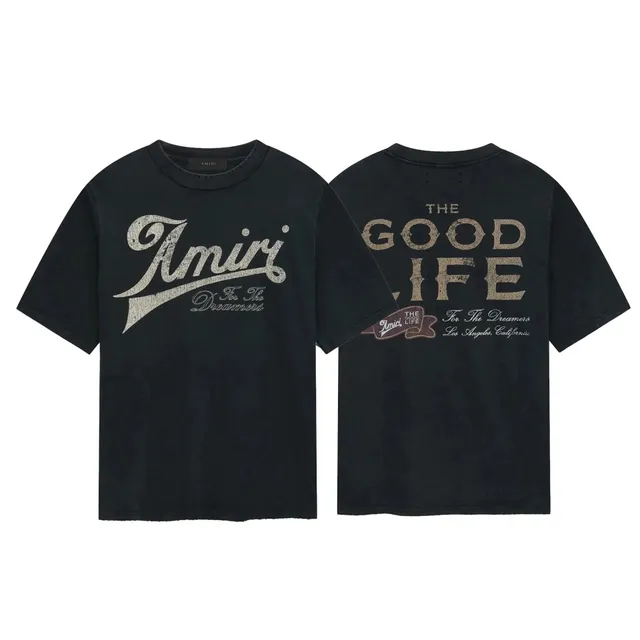 Amiri Graphic Tee The Good Life