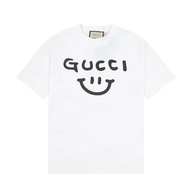 Gucci Smiley Logo Tee Black Print