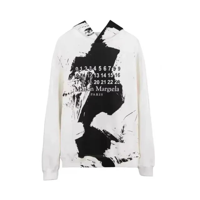 Maison Margiela Painted Logo Hoodie