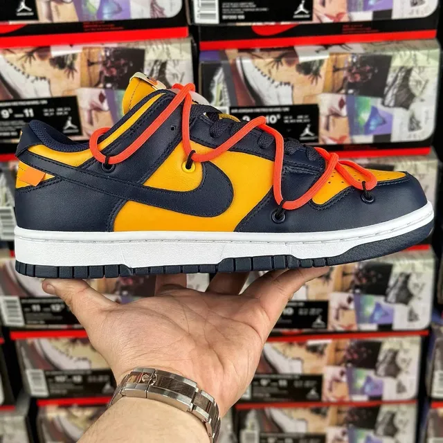 Nike Dunk Low Off-White University Gold