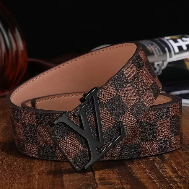 Louis Vuitton Damier Ebene Belt Monogram Canvas