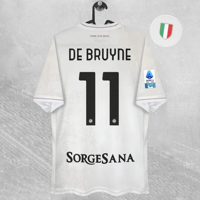 Napoli Away Jersey De Bruyne 11