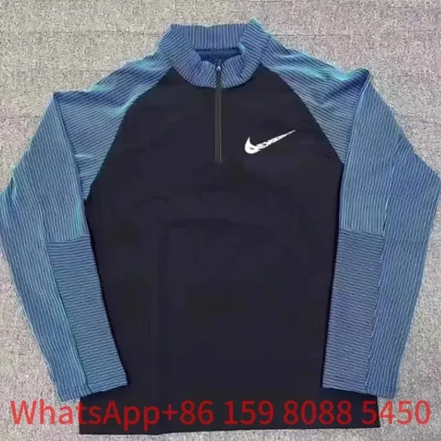 Nike Tech Fleece Quarter-Zip Black/Blue Gradient