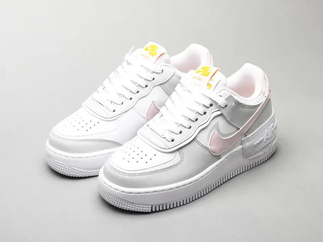 Nike Air Force 1 Shadow Low White Pink Yellow