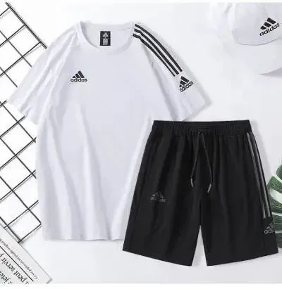 Adidas T-Shirt and Shorts Set Classic 3-Stripes