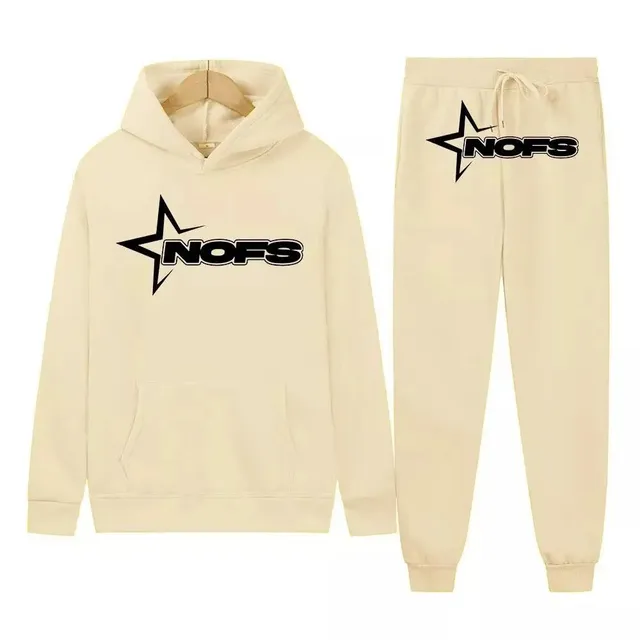 Corteiz Hoodie and Joggers Set Star Logo