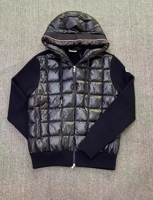 Moncler Quilted Hooded Jacket Glossy Nylon