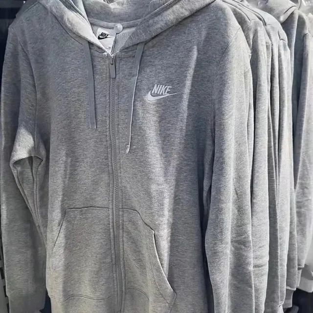 Nike Full-Zip Hoodie Heather Grey