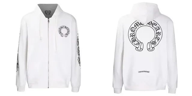 Zip-Up Hoodie Chrome Hearts Logo