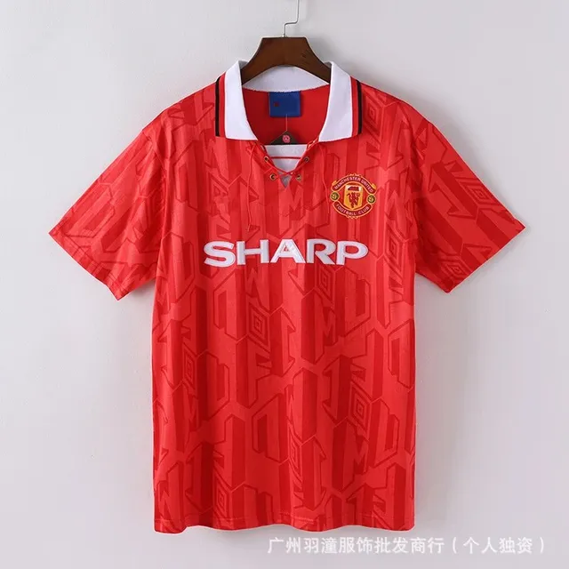 Adidas Manchester United 1994-96 Home Shirt Sharp Sponsor