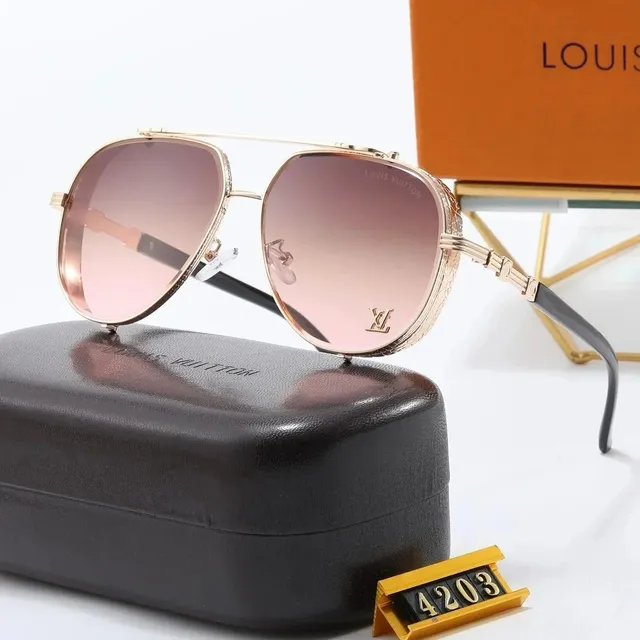 Louis Vuitton Aviator Sunglasses Gradient Pink Lens