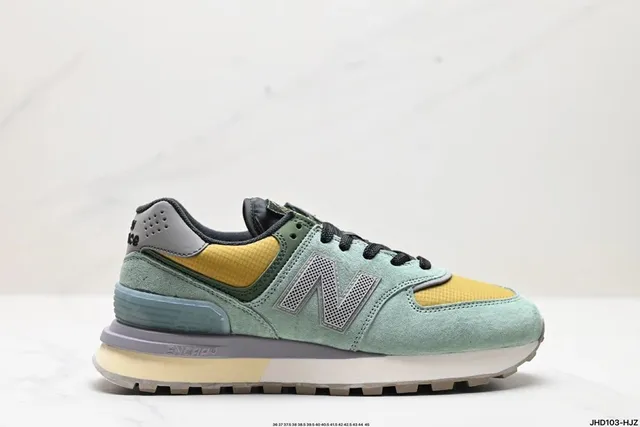 New Balance 574 Mint Yellow