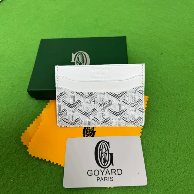Goyard Card Holder Chevron Print