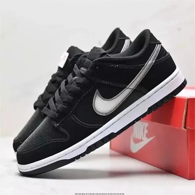 Nike Dunk Low Black Silver