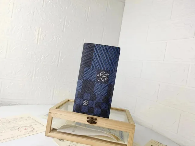 Louis Vuitton Long Wallet Damier Cobalt