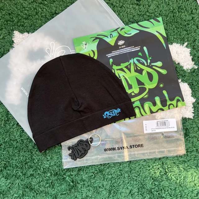 Broken Planet Seamless Hat Black/Blue