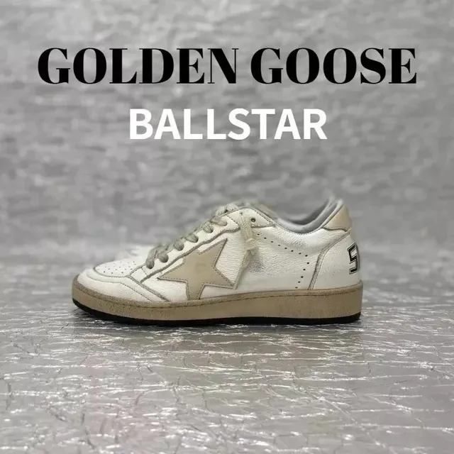 Golden Goose Ballstar White Beige Star