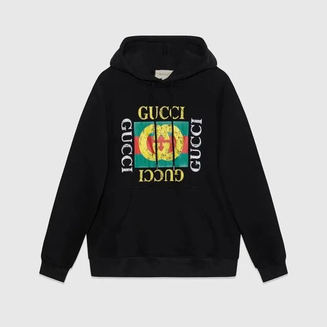 Gucci Hooded Sweatshirt GG Logo Print