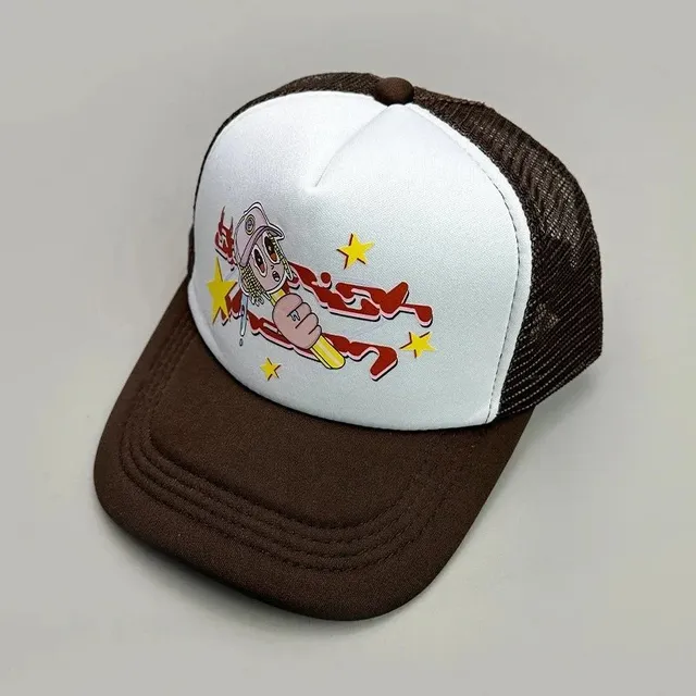 Corteiz Cartoon Graphic Trucker Cap