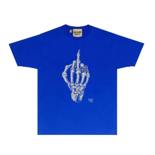 Gallery Dept. Skeleton Hand Tee Middle Finger Skeleton Print