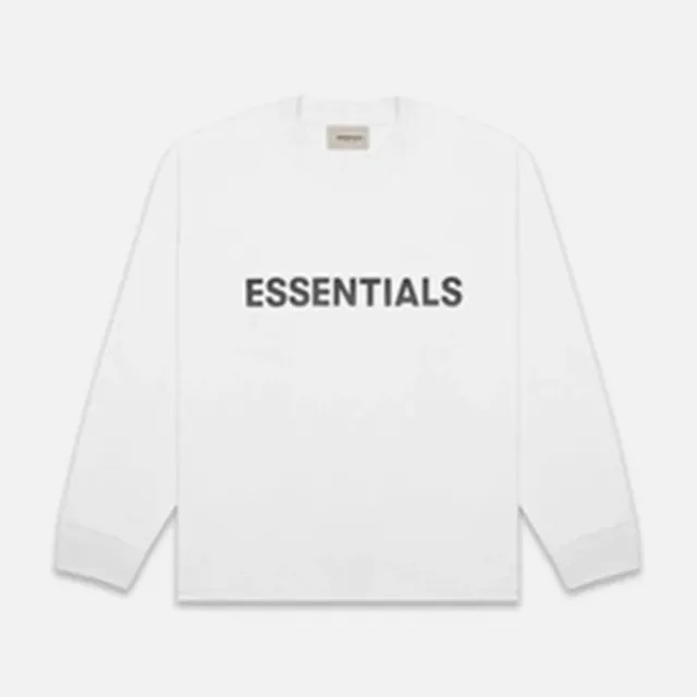 Fear of God Essentials Long Sleeve Tee Essentials Logo White
