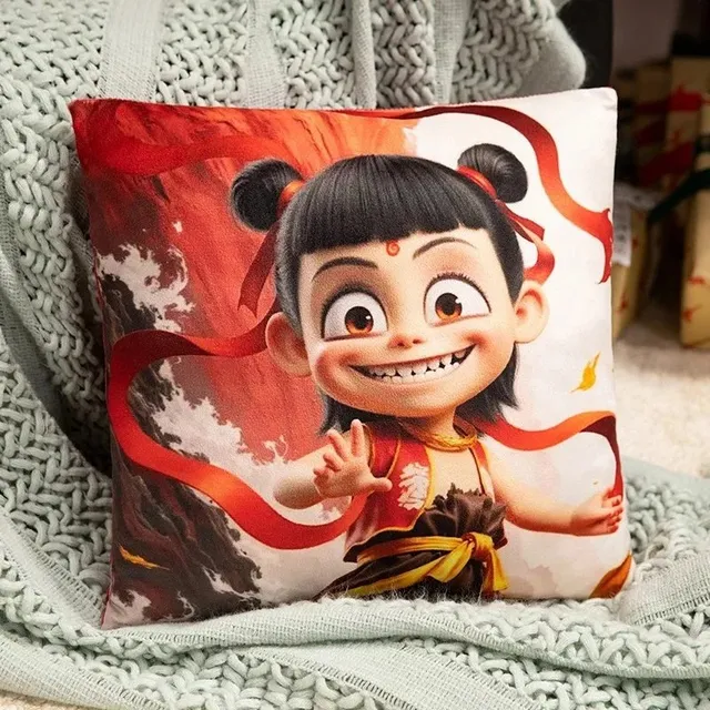 哪吒抱枕-正方38cm